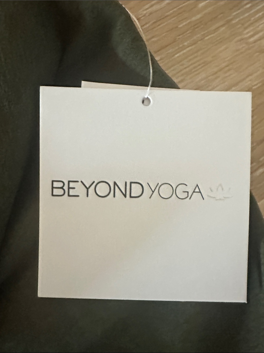 Beyond Yoga Olive Green Double-Strap Cropped Camisole - Picture 3 of 7